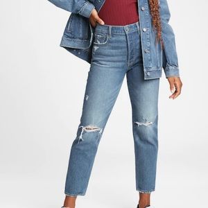 Gap High Rise Cheeky Straight Jeans